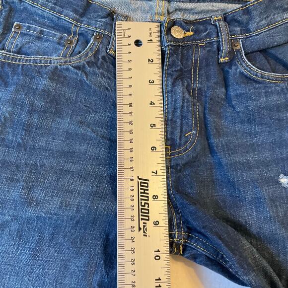 Levi’s 502 Regular Taper Boy Jeans size 16 R W28xL28 Blue Mid Rise Straight Leg - Picture 6 of 12